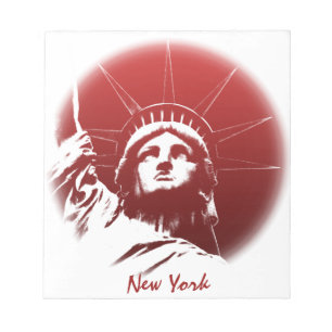 New York Notizblock Individuelle Freiheitsstatue S