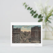 New York, NY - Broadway & Amsterdam Avenue Postkarte (Stehend Vorderseite)