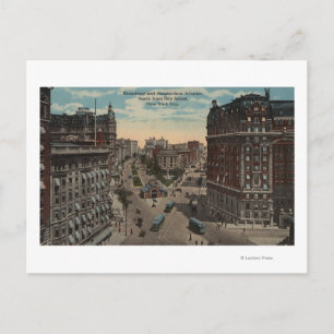 New York, NY - Broadway & Amsterdam Avenue Postkarte