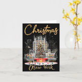 New York Ny Christmas Girl Trip Matching Karte (Gelbe Blume)