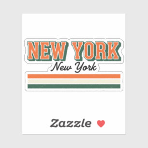 New York, NY City Streifen, new york, 70er, 80er Aufkleber