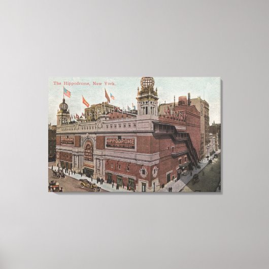 New York, NY - Das Hippodrom Leinwanddruck (Vorderseite)
