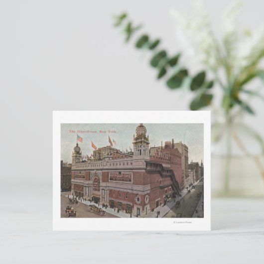 New York, NY - Das Hippodrom Postkarte (Stehend Vorderseite)