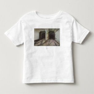New York, NY - der Hudson-Tunnel, Untergrundbahn Kleinkind T-shirt