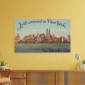 New York, NY - gerade angekommen - Die wunderschön Leinwanddruck (Insitu (Wohnzimmer))