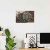 New York, NY - Grand Central Station View Poster (Heimbüro)