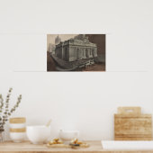 New York, NY - Grand Central Station View Poster (Küche)