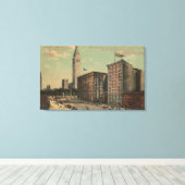 New York, NY - Hotel Arlington in der Nähe Leinwanddruck (Insitu (Holzboden))