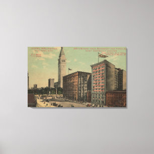 New York, NY - Hotel Arlington in der Nähe Leinwanddruck