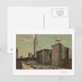 New York, NY - Hotel Arlington in der Nähe Postkarte (Vorne/Hinten)