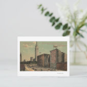 New York, NY - Hotel Arlington in der Nähe Postkarte (Stehend Vorderseite)