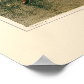 New York, NY Panoramic Map - 1865 Poster (Ecke)