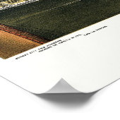 New York, NY Panoramic Map - 1870 Poster (Ecke)