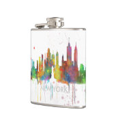 NEW YORK, NY SKYLINE - Getränkflasche Flachmann (Links)