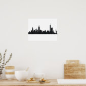 NEW YORK, NY SKYLINE OILS - POSTER (Küche)