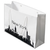NEW YORK, NY SKYLINE-ÖLE - GROßE GESCHENKTÜTE (Vorderseite Schrägansicht)