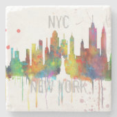 NEW YORK, NY SKYLINE - Stein trinkt Untersetzer (Vorderseite)