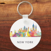 NEW YORK, NY SKYLINE WB1 - SCHLÜSSELANHÄNGER (Vorderseite)