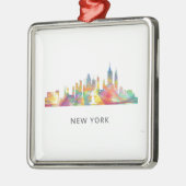 NEW YORK, NY SKYLINE WB1 - SILBERNES ORNAMENT (Links)