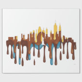 NEW YORK, NY SKYLINE YBB - GESCHENKPAPIER (Flach)