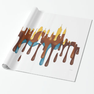 NEW YORK, NY SKYLINE YBB - GESCHENKPAPIER