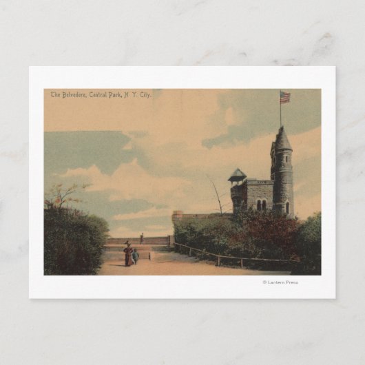 New York, NY - The Belvedere in Central Park Postkarte (Vorderseite)