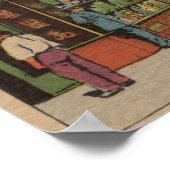 New York, NY - View of Chinatown Shops Poster (Ecke)