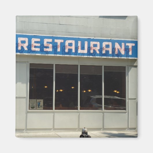 New York, NY Vintag Restaurant Magnet (Vorne)