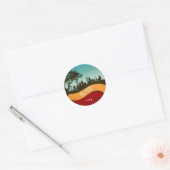New York NYC City Skyline Retro Vintag Sticker (Umschlag)