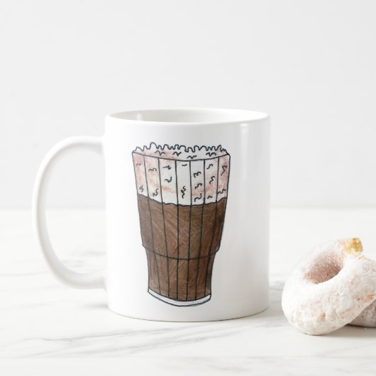 New York NYC Classic Egg Cream Soda Fountain Kaffeetasse (Mit Donut)