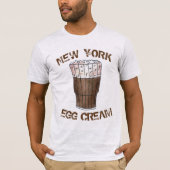New York NYC Classic Egg Cream Soda Fountain T-Shirt (Vorderseite)