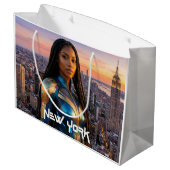 NEW YORK - NYC - GROßE GESCHENKTÜTE (Rückseite Schrägansicht)