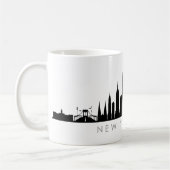 NEW YORK NYC Manhatten USA City Skyline Silhouette Kaffeetasse (Links)