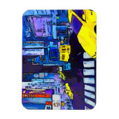 New York NYC Original Art Times Square Magnet (Vertikal)