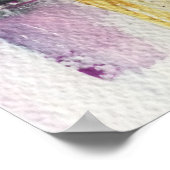 New York NYC Skyline Cityscape Original-Kunstwerk Poster (Ecke)