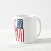 New York NYC Statue of Liberty USA Flag Kaffeetasse (VorderseiteRechts)