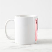 New York NYC Statue of Liberty USA Flag Kaffeetasse (Links)