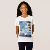 New york nyc usa manhattan Reise T-Shirt (Vorne ganz)