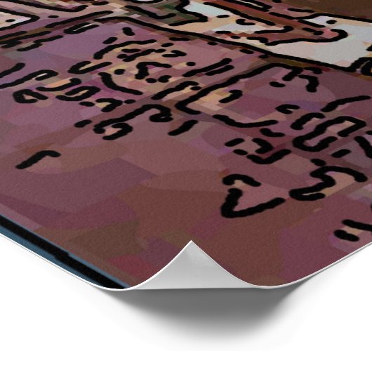 New York, Old Harbour Poster (Ecke)