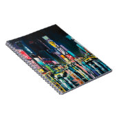 "New York" Ölgemälde, ein Nachtblick auf New York, Notizblock (Rechte Seite)