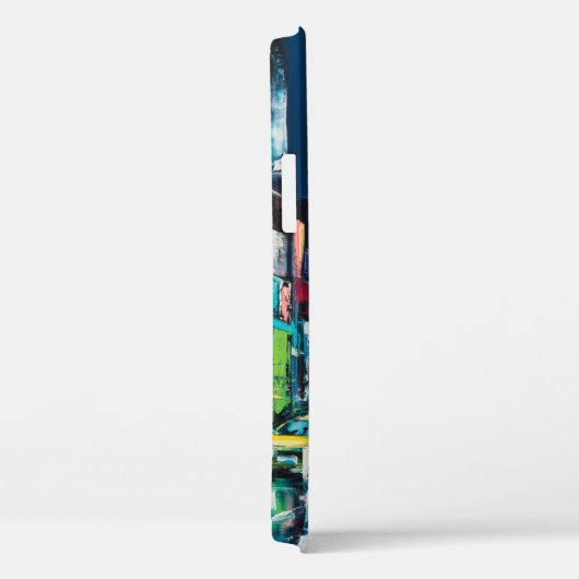 "New York" Ölgemälde, eine nächtliche Aussicht auf Case-Mate iPhone Hülle (Rückseite / Rechts)