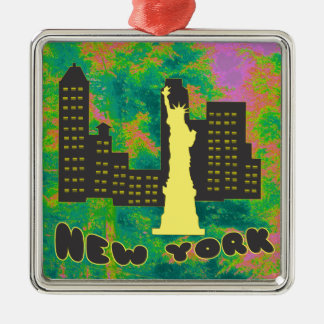 New York Ornament Aus Metall