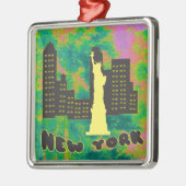 New York Ornament Aus Metall (Links)