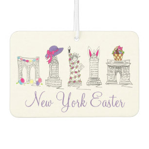 New York Osterparade NYC Sehenswürdigkeiten Bunny Autolufterfrischer