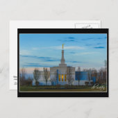 New York Palmyra Temple Postkarte (Vorne/Hinten)