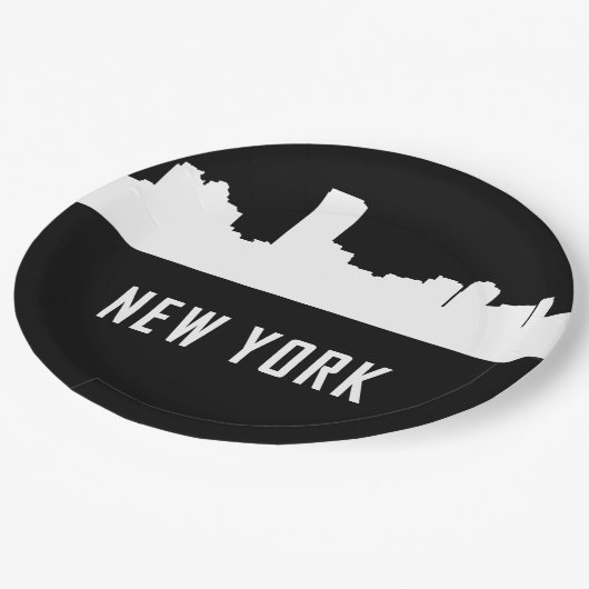 New York Pappteller (Schrägansicht)