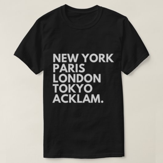 New York Paris London Tokyo Middlesbrough Boro     T-Shirt (Design vorne)