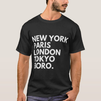 New York Paris Tokyo Middlesbrough Boro T-Shirt