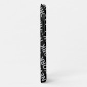 New York Pattern Gray Case-Mate iPhone Hülle (Hinten/Links)