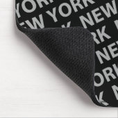 New York Pattern Gray Mousepad (Ecke)